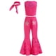 thumbnail image 5 of Disfraz de Cosplay de Barbi para niñas, conjunto de ropa Punk de calle Rosa, vestido Vintage a cuadros sin mangas con lazo para fiesta de Halloween, 5 of 5