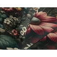 thumbnail image 3 of Ambesonne Floral Quilted Bedspread Set 3 Pcs, Futurist Garden Flowery Art, Queen Size, Sage Green Marigold Coral, 3 of 4