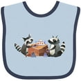 thumbnail image 3 of Inktastic Raccoon Tea Party Boys or Girls Baby Bib, 3 of 4