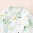 thumbnail image 5 of masbird 2 Piece Boys Girls Pajamas Kids Long Sleeve Top and Pants Pajamas Pjs Sleepwear Set for Toddler Little Boys Girls for 6-24 Months 2t 3t 4t 5t 6t 7t 8t 9t(Green,12-18 M), 5 of 6