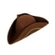 thumbnail image 3 of Sombrero pirata para fotos, accesorio decorativo para adultos, hombres y mujeres, ideal para cosplay y presentaciones. Marrón, 3 of 8