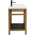 thumbnail image 5 of 48 inch Single Bathroom Metal Vanity in Golden Black, 5 of 15