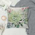 thumbnail image 2 of Nawypu  Flower Decorative Throw Pillow Cover Plant Leaves Pillow Case Square Cushion Cover, 2 of 5
