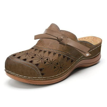 

Women Sandals Summer Casual Gladiator Outdoor Ankle Strap Platform Shoes Comfortable Ankle Strap Outdoor Platform Sandals 42 Brown