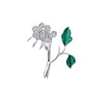 thumbnail image 1 of Peony Safety Broche Rhinestones Esmalte Brillante Exquisito Moda Moda Bocadillo Día de San Valentín Broches para mujer Joyería Regalo Inevent AP004716-00, 1 of 7
