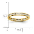 thumbnail image 5 of 14k Polished Size 7.5 Channel-set 1/2 carat Diamond Complete Eternity Band, 5 of 6