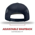 thumbnail image 4 of richardson unisex 112 trucker adjustable snapback baseball cap split one size fits most, 4 of 6