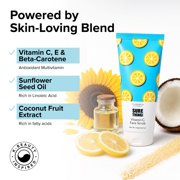 Elizabeth Mott Sure Thing Vitamin C Face Scrub - Heat Activated, Deep Pore Cleansing, Exfoliating Facial Cleanser to Buff and Smooth Skin - Vegan, Cruelty Free Skincare Product for Clear Skin, 3.52oz