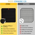 thumbnail image 4 of Foldable Waterproof Thickened Fabric With Storage Bag UV Rays Protection For Camper Trailer RV Vent Window Shade 16 ¼" (L) x 16 ¼-" (W), 4 of 6