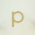 thumbnail image 2 of Package of 1, 16 Inch X 1/2" Thickness MDF Letter p in The Century Gothic Font, Thick, Lower Case for Art & Craft Project, Made in USA, 2 of 4