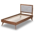 thumbnail image 4 of Baxton Studio Laima Light Grey and Brown Finished Wood Twin Size Platform Bed, 4 of 10