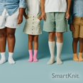 thumbnail image 2 of SMARTKNIT Seamless Diabetic Mini Crew Socks 3 Pack (6 Count), Medium, White, 2 of 7
