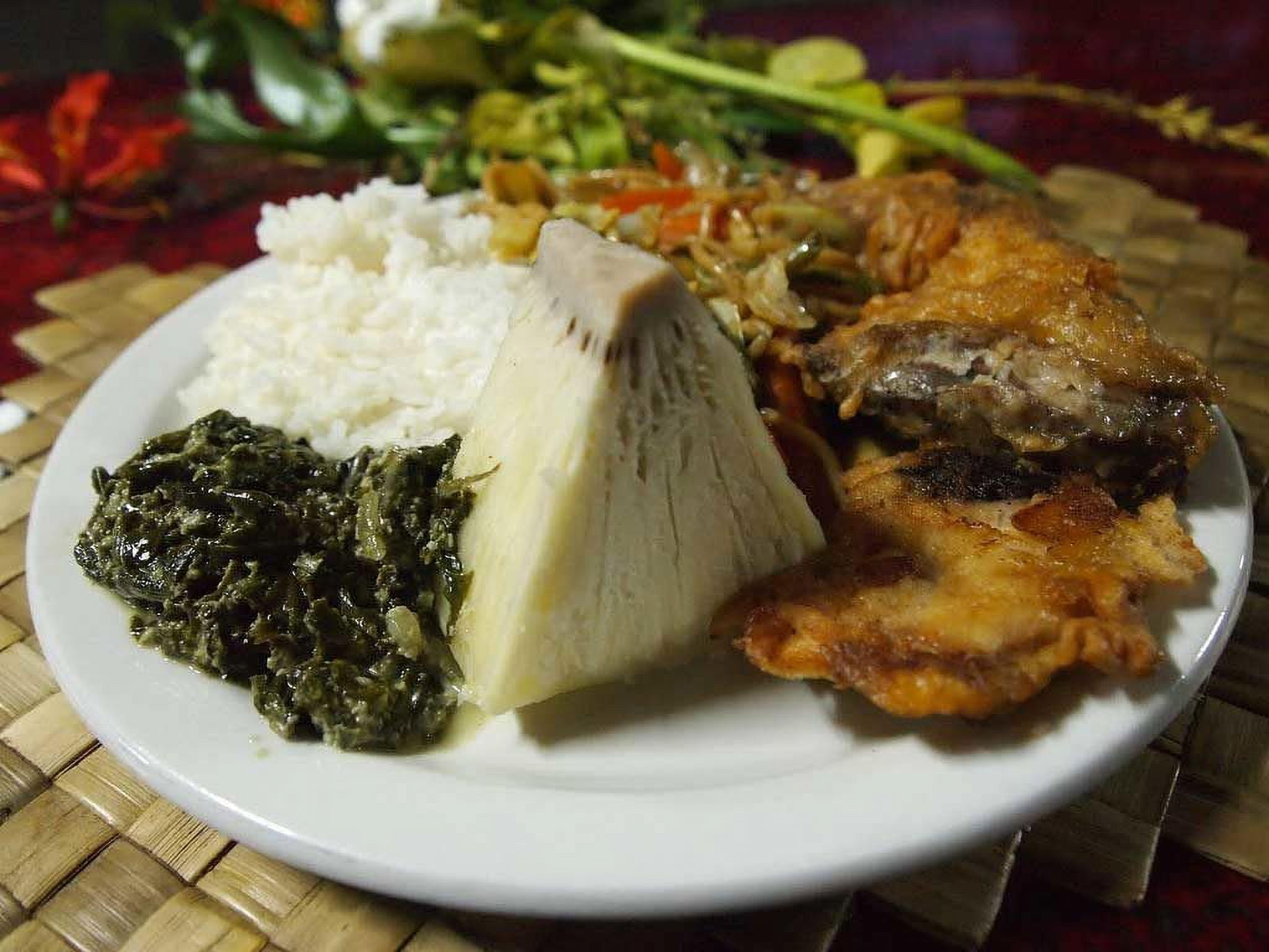Palusami - (Pack Of 3 x 400g Can) A Taro Leaves in Coconut Cream, Tasty Meal - Heat & Eat Imported from Fiji