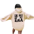 thumbnail image 3 of WEAIXIMIUNG Sweat à Capuche Zippé pour Femmes, Manches Longues, Imprimé Graphique, avec Cordon de Serrage, 3 of 6