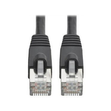Tripp Lite Cat6a Snagless Shielded STP Patch Cable 10G, PoE, Black M/M 3 ft. (N262-003-BK)