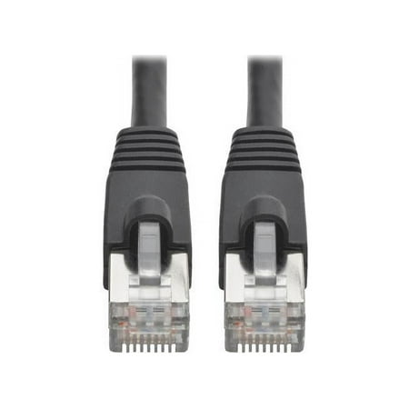 UPC: 0037332203717 | Tripp Lite Cat6a Snagless Shielded STP Patch Cable 10G PoE Black M/M 3 ft. (N262-003-BK)
