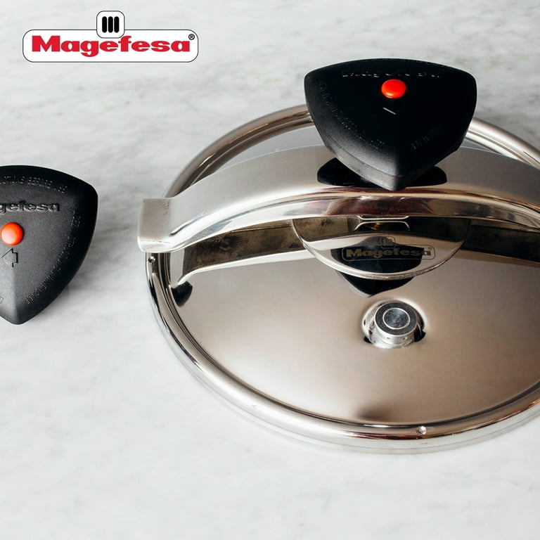 Magefesa Star R 4 Quart Fast Pressure Cooker in Stainless Steel