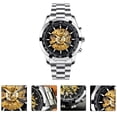 thumbnail image 4 of 1Pc Casual Fashion Watch Mechanical Skeleton Watch Luminous Watch for Men, 4 of 6
