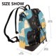 thumbnail image 2 of Balery Whimsical Cartoon Cow Mochila de Cuero para Mujeres, Gran Capacidad, Bolsa de Viaje Multifuncional, Mochila de Cuero y Bolsa de Hombro para Mujeres, 2 of 4