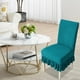 thumbnail image 4 of Funda Elástica Para Silla, Extraíble, Lavable, Fácil De Instalar, Multiusos, Apta Para Comedor, Cocina Y Oficina, Color Verde, 4 of 8
