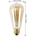 thumbnail image 2 of Vintage Edison Bulb, E27 Retro Incandescent Bulbs, Edison Antique Bulb Warm White Lamp, 2 of 4