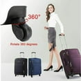 thumbnail image 5 of Paire de Roulette Valise Pièce Détachée de Rechange Universelle Roue Multidirectionnelle en Caoutchouc Silencieuse Durable pour Changer Réparation Roue Valise Bagages Samsonite Platinium, 5 of 5