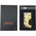thumbnail image 4 of USB Electric Dual Arc Flameless Torch Rechargeable Windproof Plasma Lighter Epex 3D Black Dragon, 4 of 6