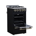 thumbnail image 6 of Forno Lamazze 20 Inch Freestanding Gas Range in Black, Compact Design, 6 of 12