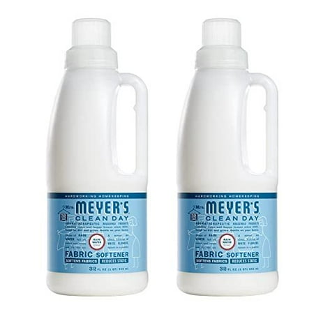 Mrs. Meyer's Clean Day Fabric Softener, Rain Water Scent, Softens Fabrics, Reduces Static, 32 Fluid Ounce Pack of 1