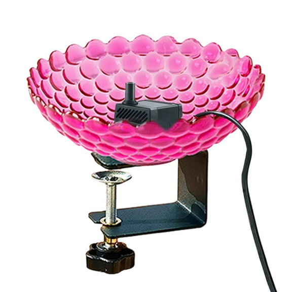 Outdoor Garden Deck Mounted Fountain Bird Bath Fountain Bird Baths Bowl Outdoor Birds Feeder