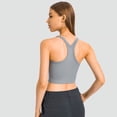 thumbnail image 4 of Chaleco de yoga de moda que combina con todo, con almohadilla para el pecho, ropa interior deportiva a prueba de golpes para entrenamiento desnudo y agradable para la piel para mujer, 4 of 6