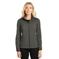 thumbnail image 5 of Port Authority L717 Ladies Active Soft Shell Jacket, Dress Blue Navy, XL, 5 of 6