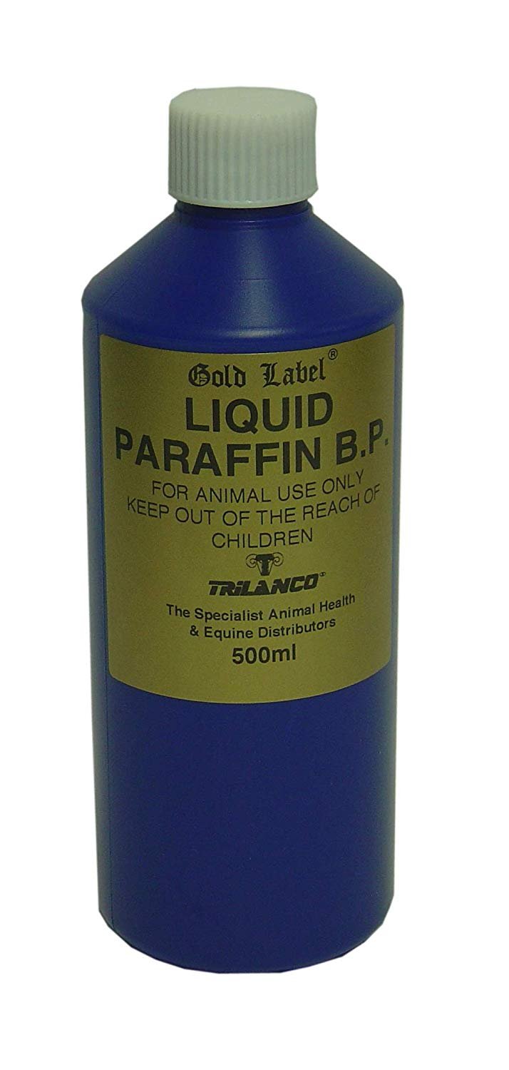 Gold Label Liquid Paraffin B.P Maintains a Healthy Bowel in Horses, 500