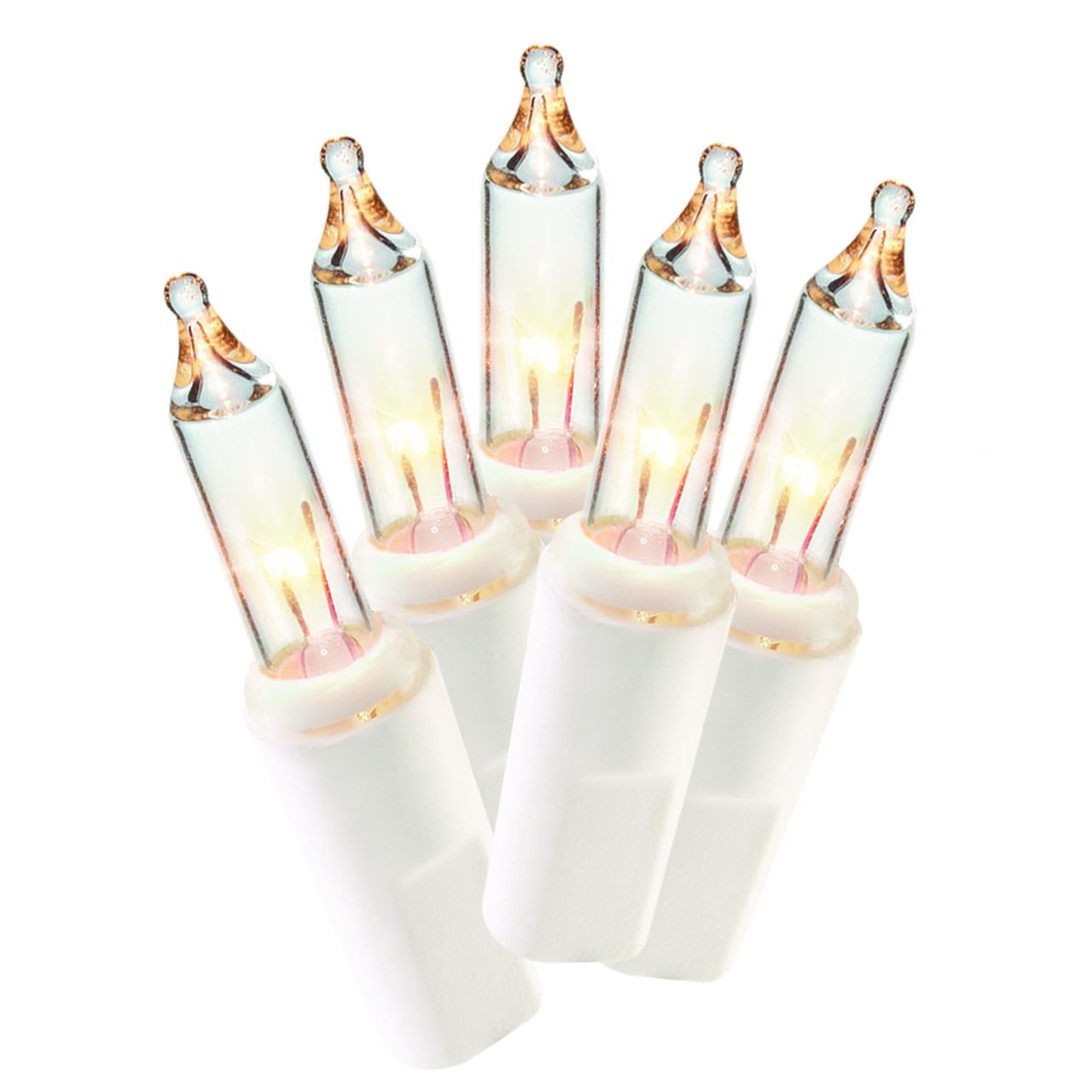 Christmas 2020 300 Clear Incandescent Mini Icicle Lights 
