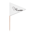 thumbnail image 1 of Illustration de Pieuvre Marine Noire Cure-Dent Triangle Toppers de Cupcake Drapeau, 1 of 3