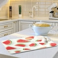 thumbnail image 6 of Watermelons Dish Drying Mat Microfiber Kitchen Pad Large Counter Absorbent Dish Mats Drainer Rack 18"x24", 6 of 7