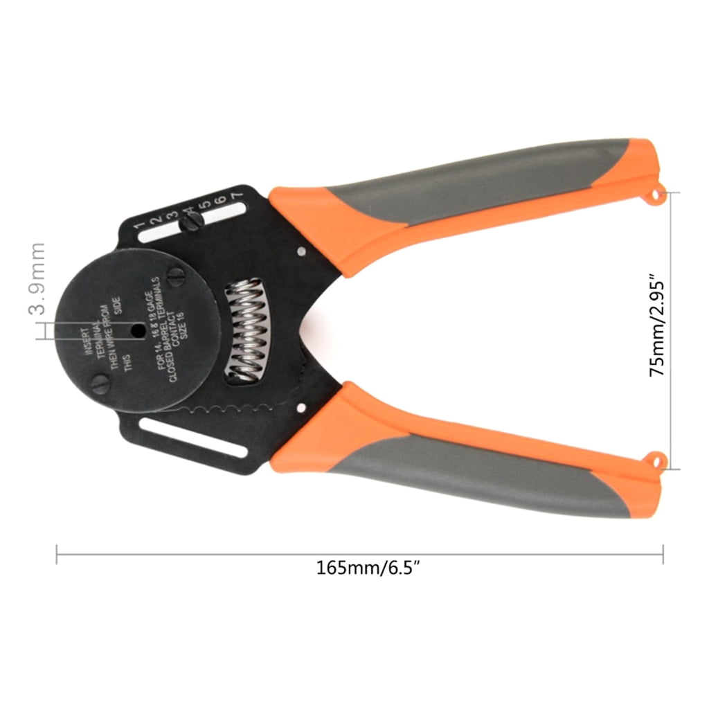 MOMOJIA Strong Closed Crimper Tool Crimpings Plier for Home Fixes Vehicle Maintenance