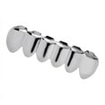 thumbnail image 4 of TISHITA Copper Metal Mouth Custom 6 Top / Bottom Grills For , Halloween Cosplay Bottom, 4 of 6