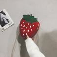 thumbnail image 4 of Mini bolso lindo fruta paja bolso cruzado tejido verano playa viaje bolso de hombro bolsa de teléfono monedero, 4 of 5