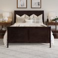 thumbnail image 3 of AFI Portland Full Low Profile Platform Bed with Matching Footboard, Espresso, 3 of 9