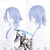 Genshin Impact Kamisato Ayato Cosplay Heat Resistant Synthetic Short Hairs Blue Long Wig