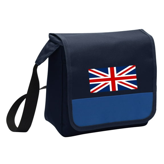 OFFICIAL United Kingdom Lunch Bag Mens or Womens England British Flag Lunch Box Cooler with Shoulder Strap