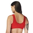 thumbnail image 4 of Carole Martin Soutien-gorge de Confort Pleine Liberté Sans Armatures à Fermeture avant Style 7218 Ensemble de 3 - Rouge 34, 4 of 11
