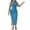 Sky Blue, variant on QUNYINEY Womens Summer Dresses Solid Casual Sleeveless Bodycon Dress Crew Neck Split Hem Maxi Sundress
