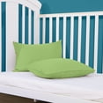 thumbnail image 2 of Juego de 2 fundas de almohada FLXXIE de microfibra para niños pequeños, 35 x 50 cm, color verde salv, 2 of 7