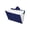 Blue, variant on 8 Pocket Expanding File Folder Portable Accordion Document Organizer With Snap Closure For Office Work White