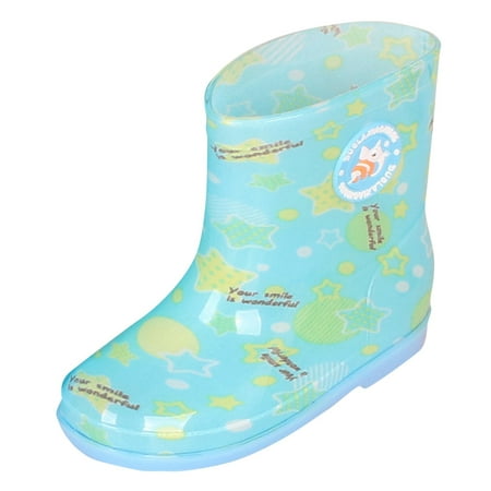 

Rain BootsToddler Rain Boots Short Rain Boots For Toddler Easy On Lightweight Snow Moccasins for Women Work Rubber Boots for Men