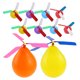 thumbnail image 1 of 10 globos de juguete con forma de helicóptero para niños. Globo inflable con silbato. Diseño creativo para jugar al aire libre., 1 of 8
