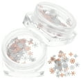 thumbnail image 4 of 2 Boxes Nail Glitter Sequins Snowflake Nail Sequin Christmas Nail Chunky Glitter, 4 of 7