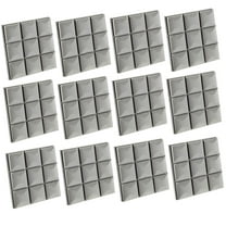 colcolo 12 Pieces Acoustic Panels Accessories Sound Absorbing Foam Soundproof Boards Gray